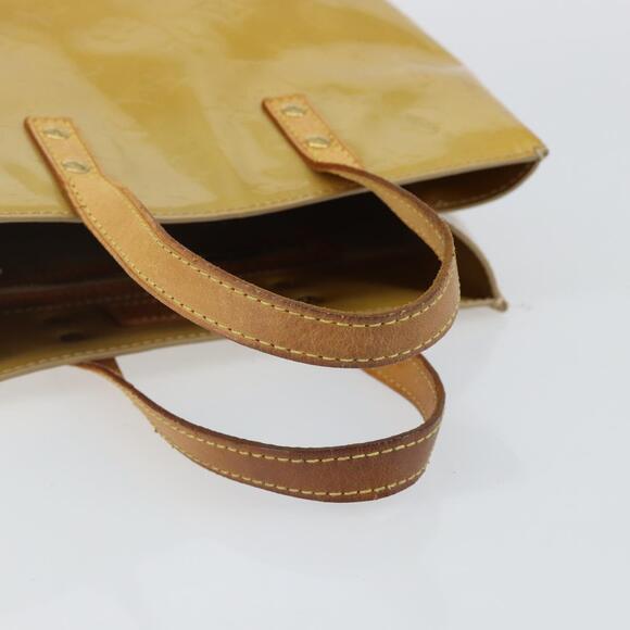 LOUIS VUITTON Monogram Vernis Reade PM Hand Bag Beige M91334 - Picture 7 of 12